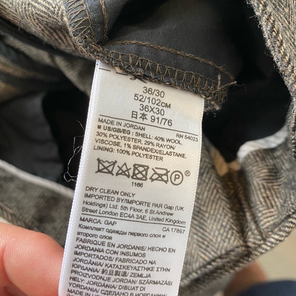 Men’s wool pants - GAP, brand new, never worn - Picture 5 of 5